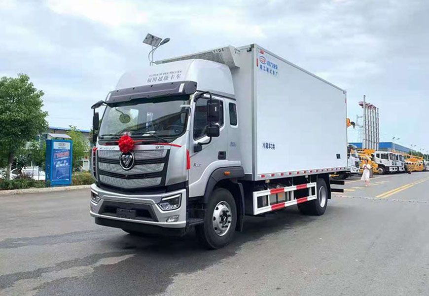 福田歐航高頂雙臥6.6米冷藏車(chē) 國(guó)六